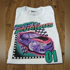 Fast & Furious Racing T-shirt Universal Studios Size Small
